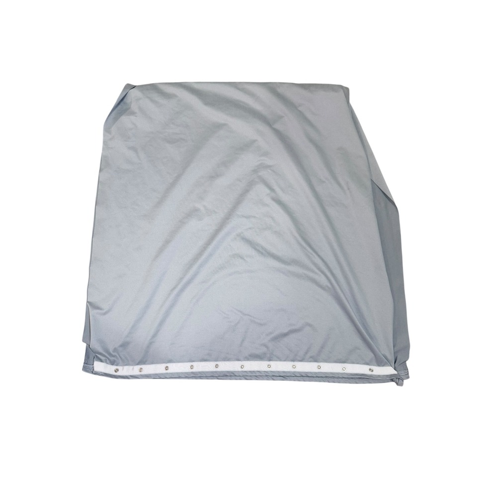 NuRoo Nursing Scarf Grey Multi-Use‎ Breastfeeding Cover Snaps Solid One Size